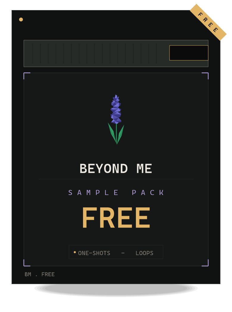 Beyond Me Free Sample Pack: one-shots and loops